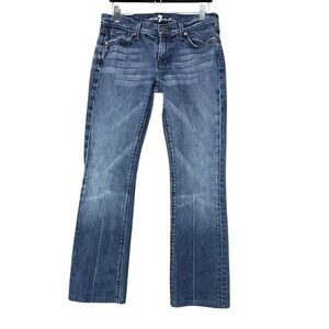 7 For All Mankind Mia Medium Dark Wash Bootcut Jeans‎ Women's Size 30 Stretch